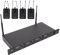 VBESTLIFE Sistema de Monitoreo de Retorno de Oído 4 Canales 200m Rango Inalámbrico Sistema de Monitoreo de Escenario Profesional para Actuación en Vivo, Registro de Cámara