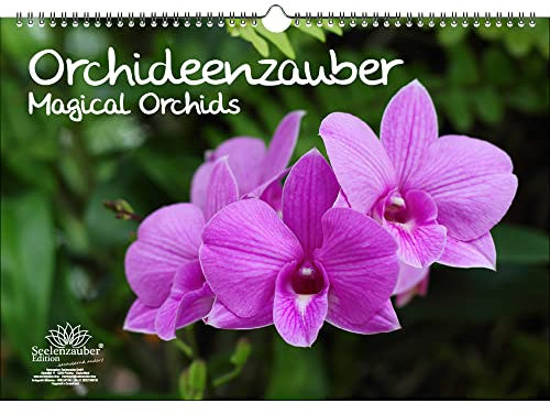 Orchideenzauber DIN A3 Immerwährender Kalender Orchideen und Blüten - Seelenzauber
