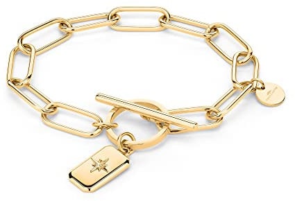Fynch-Hatton Armband mit Knebelverschluss und Anhänger aus Edelstahl