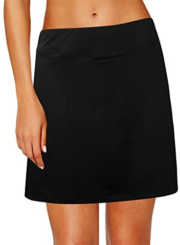 Timuspo Damen Tennis Skorts Sommer Tennisröcke mit Hose darunter Golf Rock Laufrock Wanderrock Sportrock