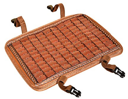 SM SunniMix Hocker Stuhlkissen Sommer Bambus Sitzkissen Mahjong Kissen 35cmx25cm für Rechteck Bank Hocker Küchentheke Hocker Barhocker, B