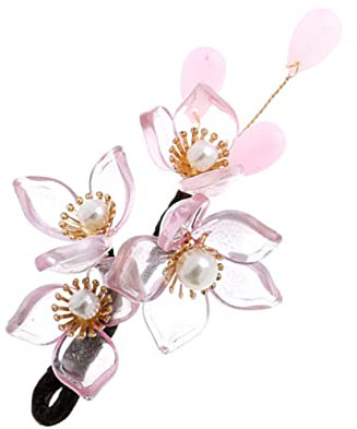 Mikinona 1Stück Vintage Haarklammer im Chinesischen Stil Blumen Haarspange Retro Haarnadel Elegant für Damen und Mädchen Ideal Haaraccessoire und Haarschmuck