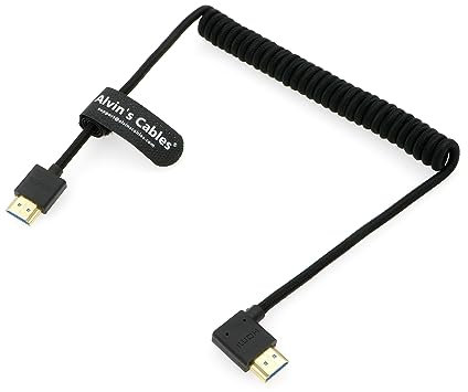 Alvin's Cables 8K 2.1 HDMI-Kabel, Hochgeschwindigkeitskabel, gewickelt, geflochten, für Atomos Ninja V, Portkeys BM5, für Feelworld Monitor, für Canon C300, Z CAM E2, für Sony FS5 | FS7| A7S3 Kameras
