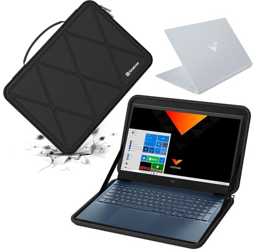 Smatree Hard Eva Schutzhülle Tasche Kompatibel für 16,1 Zoll HP Victus Gaming Laptop 16t-r000/16t-s000/16-s0097nr/16-r0097nr, für 16,1 Zoll HP Omen Gaming Laptop Notebook Tasche (X8304)