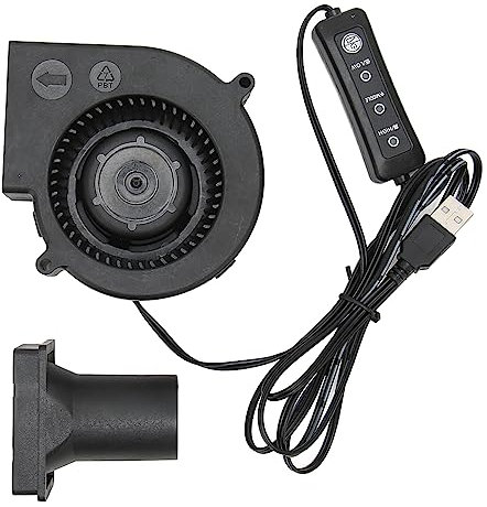 Pissente Ventilatore Ventilatore USB, modalità 3,8 Pollici DC 5 V Senza Spazzole 3800 Giri/min 22 CFM Ventola di Raffreddamento per Computer con Controllo a 3 velocità Ventola di