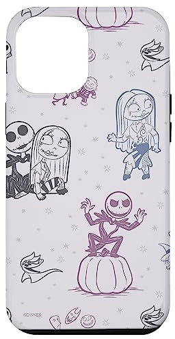 Tim Burton's The Nightmare Before Christmas Jack and Sally Case for iPhone 12 Pro Max