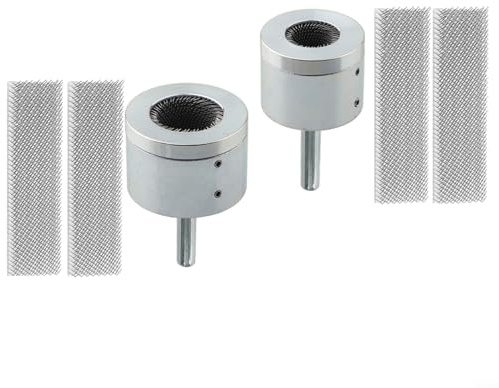Puupaa Limpiador de tuberías de cobre, limpiador de tuberías de cobre para taladro, limpiadores de tuberías de 15 y 22 mm, cepillos de limpieza de tubos de metal para tuberías de cobre, limpiadores de