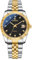 JewelryWe Herrenuhr Leuchtende Automatik Uhren: 30m Wasserdicht Kalender Automatische Mechanische Armbanduhr Herren Edelstahl Armband Automatikuhr mit Schwarz Diamantskala Zifferblatt