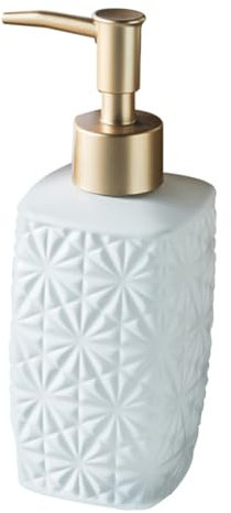 PAMINGONO 1stk Händedesinfektionsflasche Drücken Flaschen Flüssigseife Lotionhalter Waschbecken Flasche Für Seifenflasche Nachfüllbare Lotionsflasche Reise Handcreme Wasser Keramik Weiß