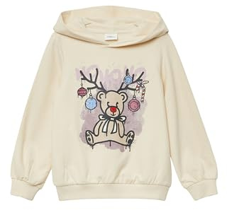 s.Oliver Mädchen Hoodie mit Weihnachtsprint Sweatshirt mit Kapuze
