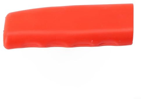 Copertura antiscivolo per freno a mano, morbido silicone, manicotto, forma d'onda, protezione per manico (rosso)