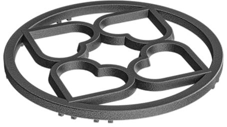 Gusseisenofenhalter 19cm Black Wok Rack Secure Töpfe Und Pfannen Unterstützen Kochgeschirr Unterstützung Rundbasis Für Gaskekeln