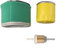 Kit completo de filtro de aire para cortacésped compatible con CV11 CV15, incluye filtro de aceite y filtro de combustible