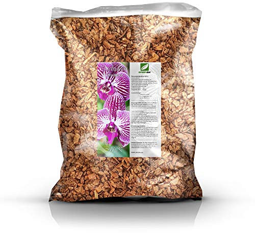 Orchideenerde MK Erde für Orchideen 5 Ltr. Premium Profi Linie Substrat Phalaenopsis, Cattleya, Dendrobium, Paphiopedilum, Cymbidium etc. (Mittlere Körnung, 5 Liter)