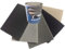 TENDAGGIMANIA Dachhimmel Stoff Kit + Kleber für hohe Temperatur, Farbe SCHWARZ 1440 - MASSNAHME: L.2,5 MT X H.1,5 MT - Muster: Nido d'Ape - Himmelstoff Anpassbar