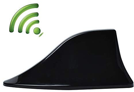 Haifischflosse Antenne Universelle, Autoantenne Dach, Dachantenne Auto FM/AM für Die Autos SUV LKW von Poweka