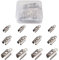 Beadthoven Lot de 400 extrémités de cordon à sertir pliables en acier inoxydable 3 tailles pour la fabrication de bijoux et la réparation