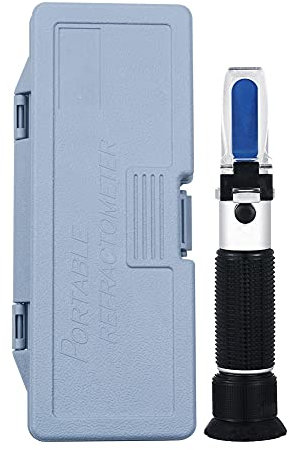 Meichoon Brix Refraktometer mit ATC Digital-Handrefraktometer für Zucker Lebensmittel Obst Getränke Honig DH14