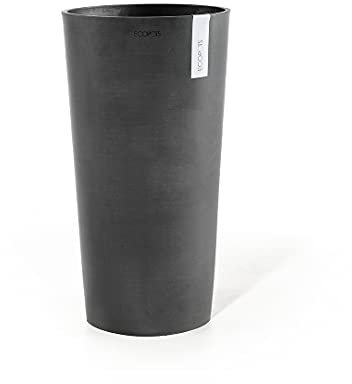 ECOPOTS | Vaso grande | Amsterdam HEIGH | 76 cm di altezza | 41 cm di diametro | antracite | Fioriera grande | Plant Pot | Flower Pot | 41 cm di diametro x 76 cm di altezza)