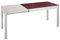 Mesa Extensible de Carro Cristal Burdeos