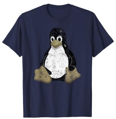 Vintage Tux Linux Pinguin T-Shirt T-Shirt