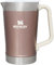 Stanley Stay-Chill Jarra de 64 onzas | Jarra para agua fría, cerveza y bebidas con tapa | Contenedor duradero de gran capacidad para bebidas con asa, acero inoxidable aislado, sin BPA, cuarzo rosa