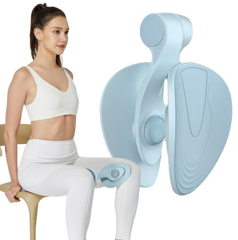 ZONRIBIN Thigh Master – Oberschenkel- und Hüftstärker, Oberschenkel-Toner & Po, Bein-, Armstraffungs-Master-Ausrüstung für Heim-Fitnessstudio, Workout (Hellblau)