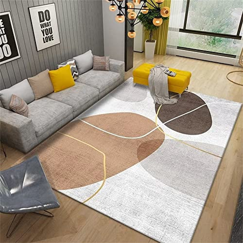 Kunsen Teppich Schlafzimmer deko büro Wohnzimmer Teppich runde Dekoration Minimalismus Moderne Anti-Rutsch küche Dekoration 160X280CM