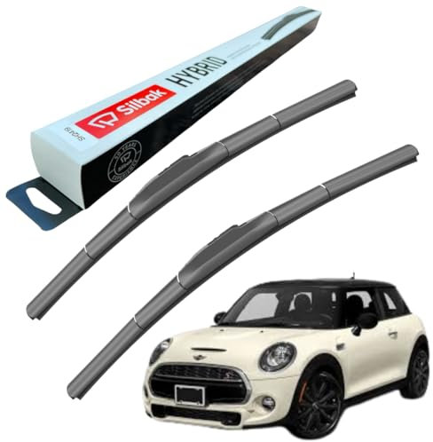 Silbak Windscreen Wipers, fits for MINI One Cooper F55, F56 (09/2013-01/2024) Wiper Blades, 450mm/480mm