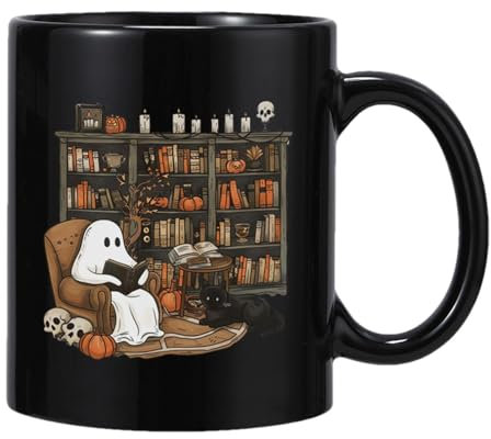 Halloween Coffee Mug Niedliche Halloween Kürbisschädel Kaffeetasse Aus Keramik, Halloween Geister Tasse Keramikbecher For Hot And Cold Drinks, Coffee, Tea Or Beverages 400 Ml