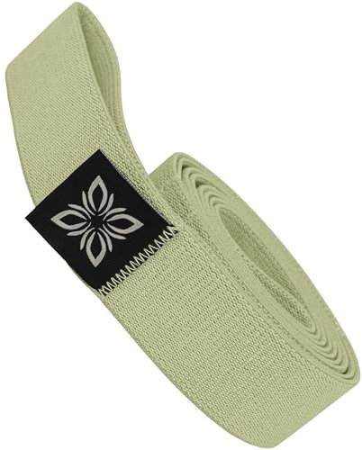 OMNANA® Stretchband mit Schlaufen (100 cm) – Widerstandsband für Krafttraining, Yoga & Physiotherapie – Dehnband aus Stoff für Mobilität & Ganzkörpertraining – Fitnessband für Pilates & Gymnastik