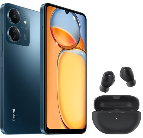 Xiaomi Redmi Note 12 5G Smartphone —Include and Dough Mixer (6,67, AMOLED DotDisplay, 4+128GB RAM, Dual SIM, 120Hz, Full HD Ice Blue (Reacondicionado)