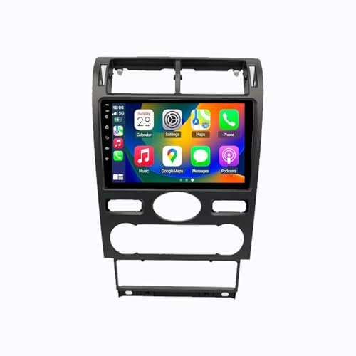 Android 13 2 DIN Pantalla Táctil Radio 9 Coche Pantalla para Ford Mondeo 3 2000-2007 con Enlace Espejo/Navegación GPS/Radio FM/BT/Mandos Volante/Reproductor Multimedia(8G+256G)