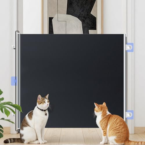 Retractable Dog Gate, Baby Gate Retractable, No Drilling Retractables Pet Gates, Safety Doors, Doggy Barrier, For Outdoor/Stairs/Doorways/Hallways