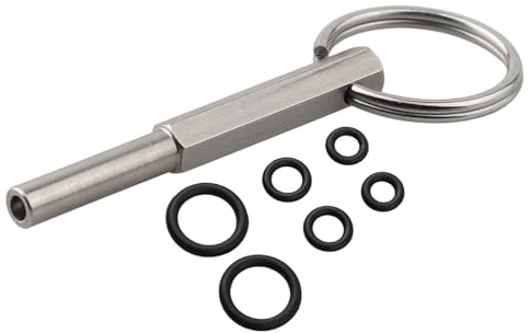 FACAIIO Ovaler Kopf Schraubendreher Werkzeug Krups, Orchester und Siciliana Kaffeemaschinen-Reparatur, 61 mm Edelstahlschlüssel mit Ringen