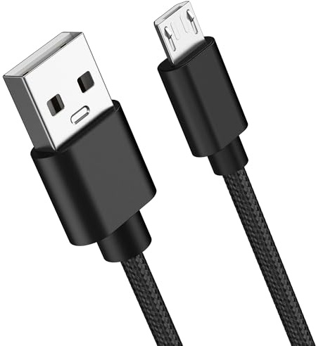 Micro USB Cable,Android charger cable fast charging cable1M Braided Micro USB Charger cable Compatible with Samsung S7/S6/S5, HTC, Huawei, Sony, Nexus, Nokia, Tablet,PS4 and More (1M)