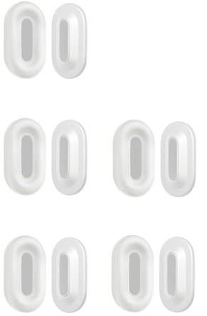 Ehwisbe Silicone Remote Organizer Holder for TV, Ceiling Fan Air Conditioner- 5-Pack Magnetic Wall Mount Remote Control Holders