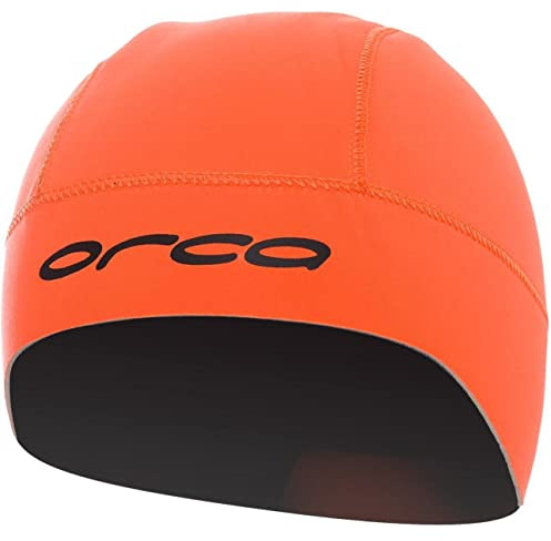 ORCA 2026 Freiwasserschwimmen 2.5mm Neoprenmütze GVBA4854 - Hi-Vis Orange