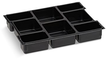 Sortimentskasten Einsatzboxen | Bosch Sortimo L-BOXX 102 Insetbox 8-fach | Erstklassige Sortierboxen für Kleinteile | Schrauben Sortierkasten