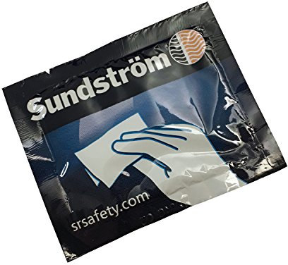50 x Sundström Einweg Reinigungstuch SR 5226 für Atemschutzgeräte, Schutzbrillen und Ohrenschutzmuscheln-50