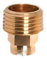 LÖT auf GEWINDE FITTING aus ROTGUSS (besser als Messing) > Übergangsnippel i x AG(R) 4243G > 8 bis 108 mm WUNSCHGRÖSSE einfach selbst wählen >>> 22 mm x 3/4 Zoll