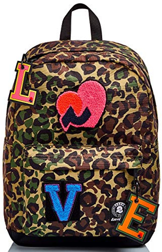 INVICTA CARLSON, Zaino Tasca Porta PC per Bambini e Ragazzi, Tasca Porta Borraccia, Zaino Scuola, Viaggio & Tempo Libero, Verde, 27 LT