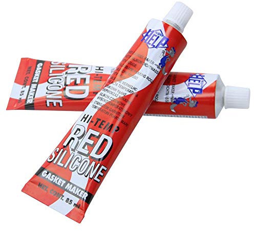 Motordichtmasse High Temp Dichtmittel 2X 85ml -315° Flüssig Dichtung Dichtung Universal Motorgehäuse Getriebe Motorhälften für Hercules Zündapp Puch Kreidler Sachs Mofa Moped Mokick