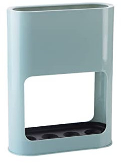 Umbrella Rack Holder Walking Stick Holder Umbrella Stand Storage with Hydroscopic Tray & 2 Suction Cups, Plastic Free Standing Umbrella Holder for Home Office Decoration Collocation In Hallway Foyer