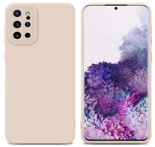 Cadorabo Hülle kompatibel mit Samsung Galaxy S20 Plus Schutzhülle TPU Silikon Case Liquid Design mit Kameraschutz Slim Kratzfest Weiche Gummi mit Rundumschutz Case Hülle für Galaxy S20 Plus in Rosa