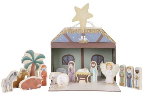 Little Dutch 4862 Holz Krippe Weihnachten