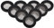 Gummi-Unterlegscheiben, flach, 24,5 mm Außendurchmesser, 16 mm Innendurchmesser, 3 mm Dicke, mit 80 Filtern, Dichtung und Filter für Wasserzähler, 10 Stück