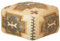 Pouf Jute und Wolle beige / bunt quadratisch 50x50x30 cm orientalisch Pulicat