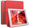 EAZY CASE - Funda Protectora para iPad 2/3 / 4 Smart Cover Tablet Smartcase de pie Funda abatible con función de pie Función Sleep Wake Up Piel sintética Rojo
