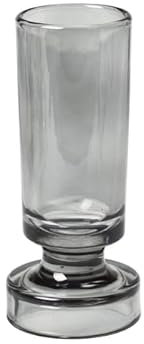 broste Copenhagen Petra Vase, Glas, grau, 14cm
